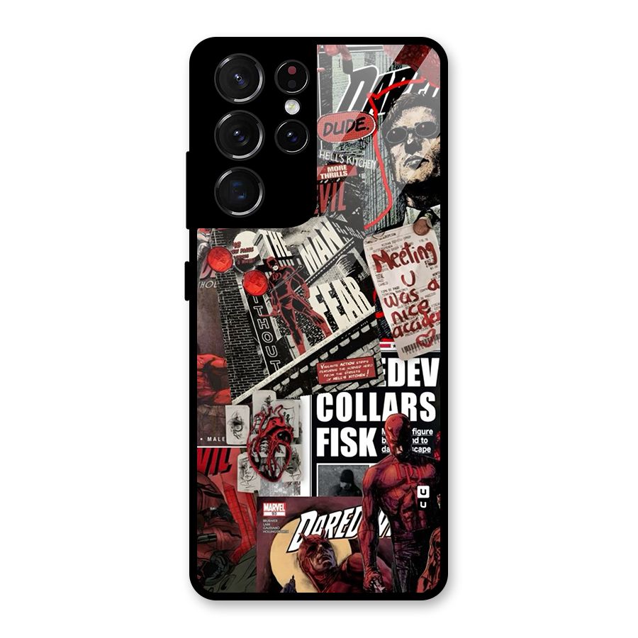 Daredevil Story Glass Back Case for Galaxy S21 Ultra 5G