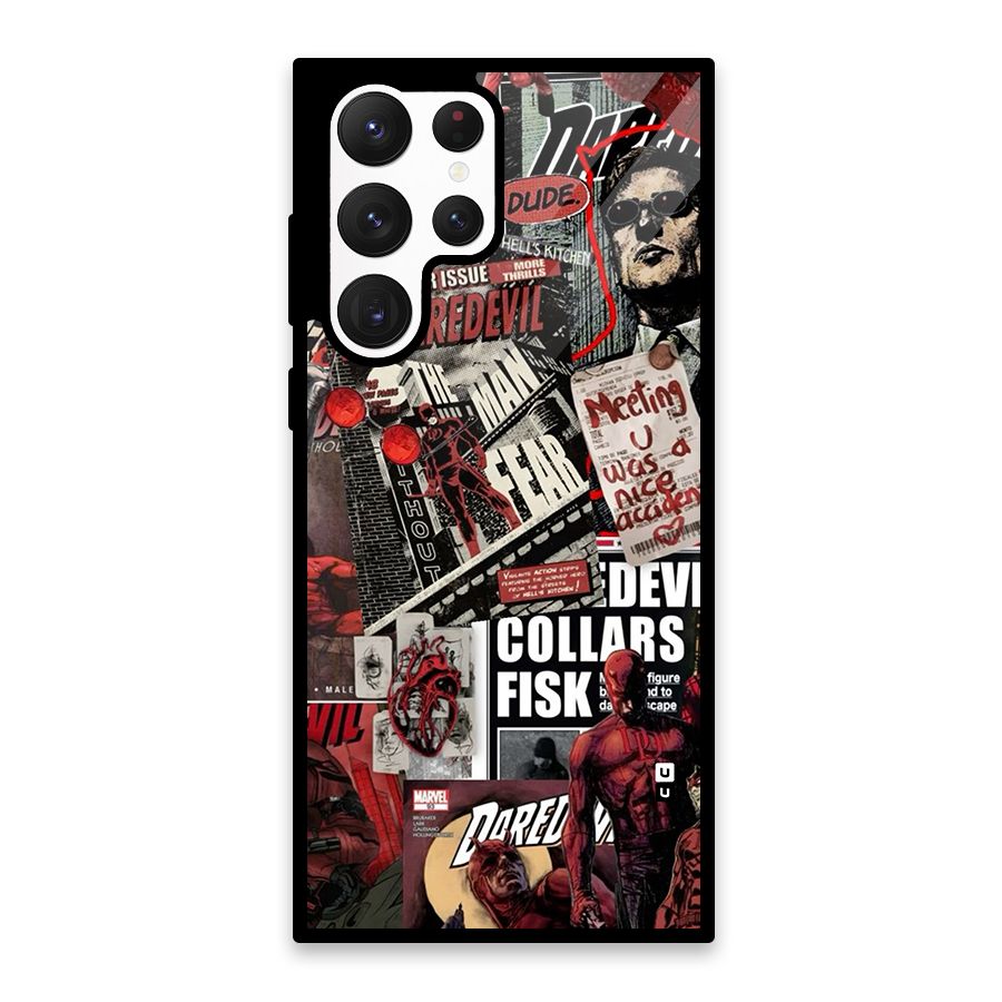 Daredevil Story Glass Back Case for Galaxy S22 Ultra 5G
