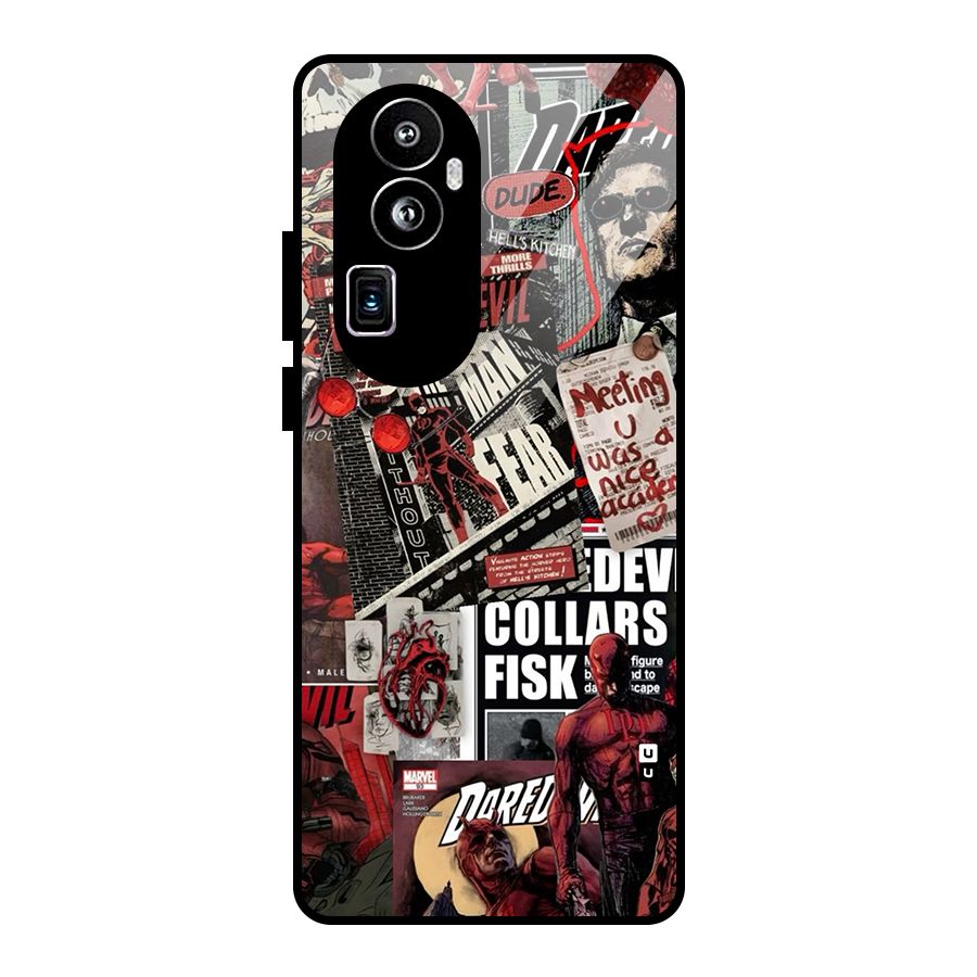 Daredevil Story Glass Back Case for Oppo Reno10 Pro Plus