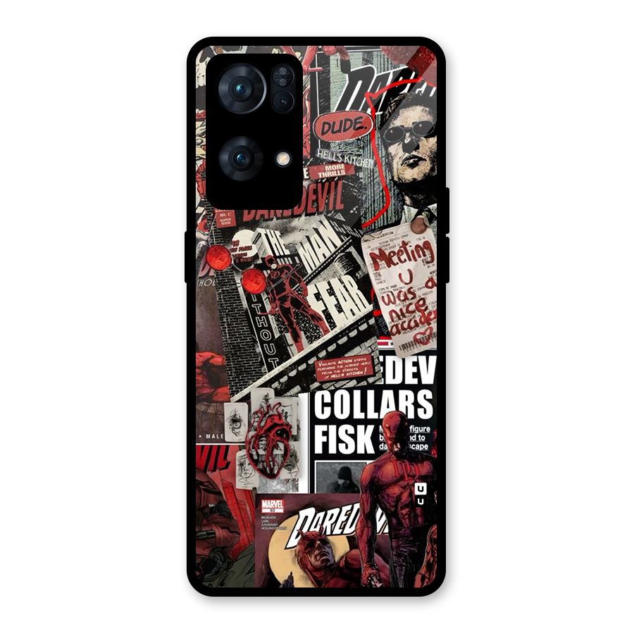 Daredevil Story Glass Back Case for Oppo Reno7 Pro 5G