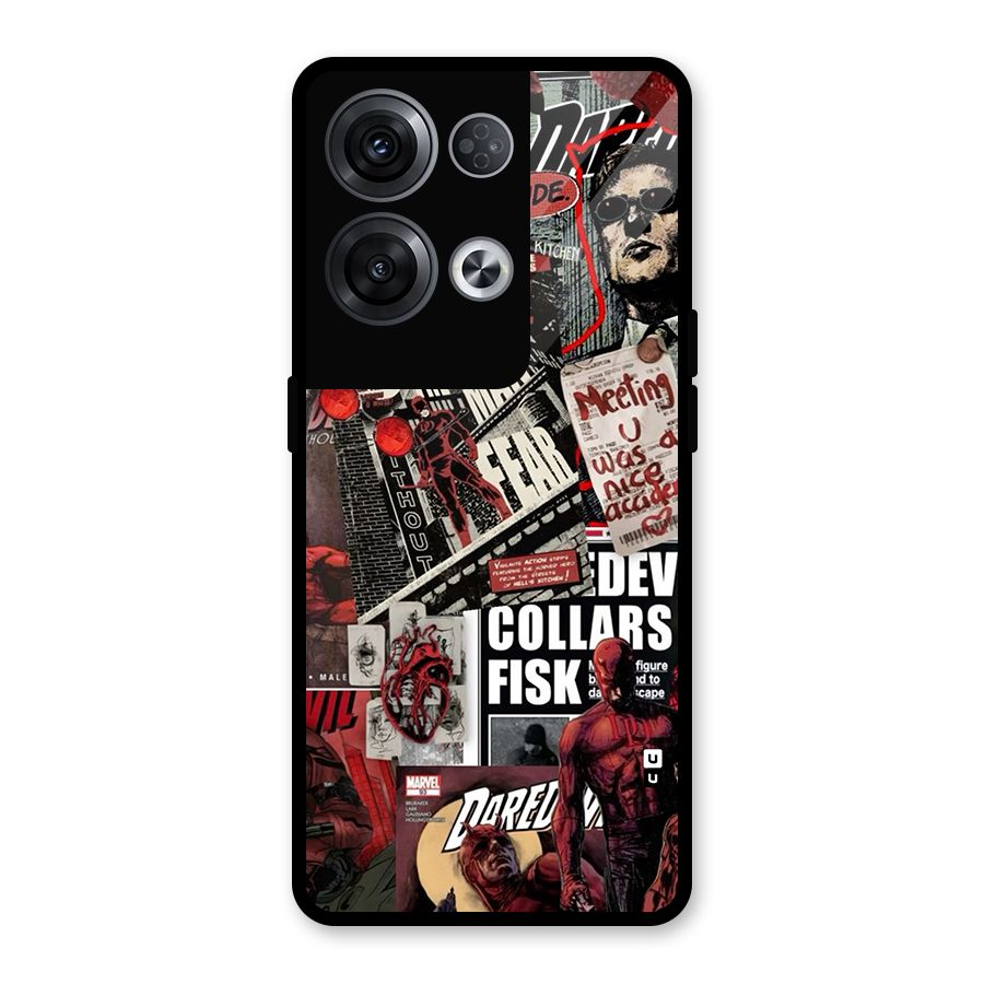 Daredevil Story Glass Back Case for Oppo Reno8 Pro 5G