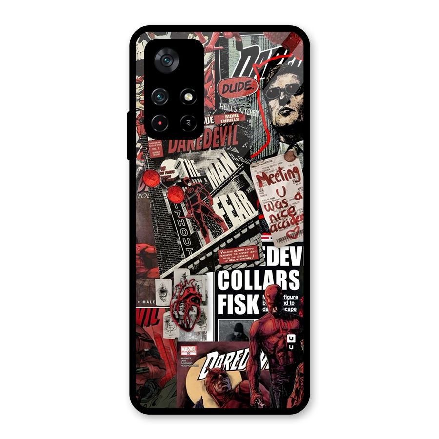 Daredevil Story Glass Back Case for Poco M4 Pro 5G