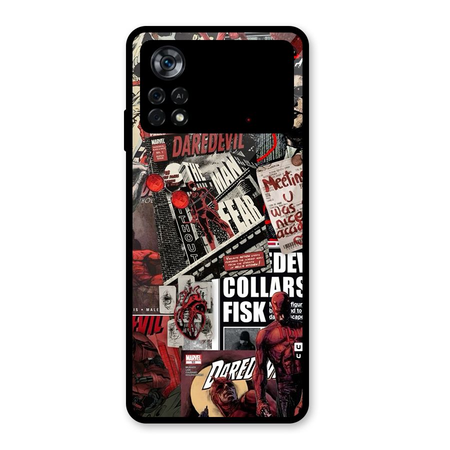 Daredevil Story Glass Back Case for Poco X4 Pro 5G