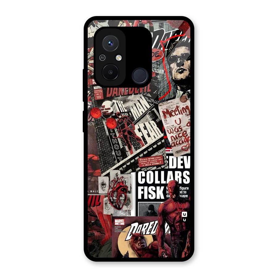 Daredevil Story Glass Back Case for Redmi 12C