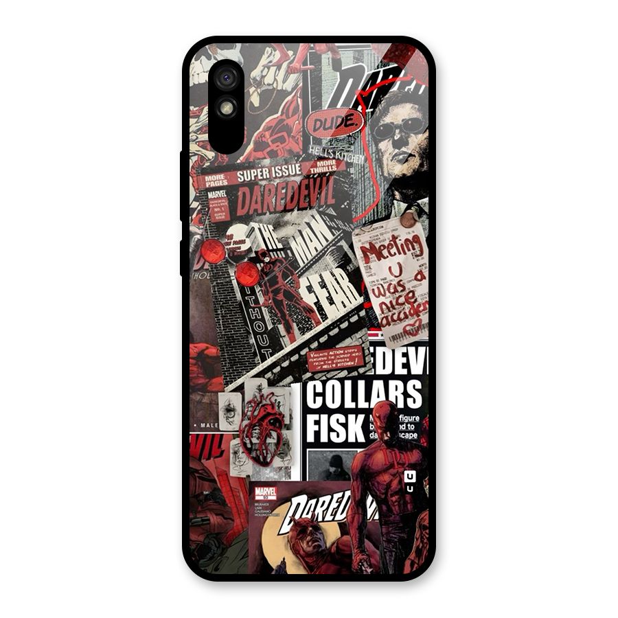 Daredevil Story Glass Back Case for Redmi 9A