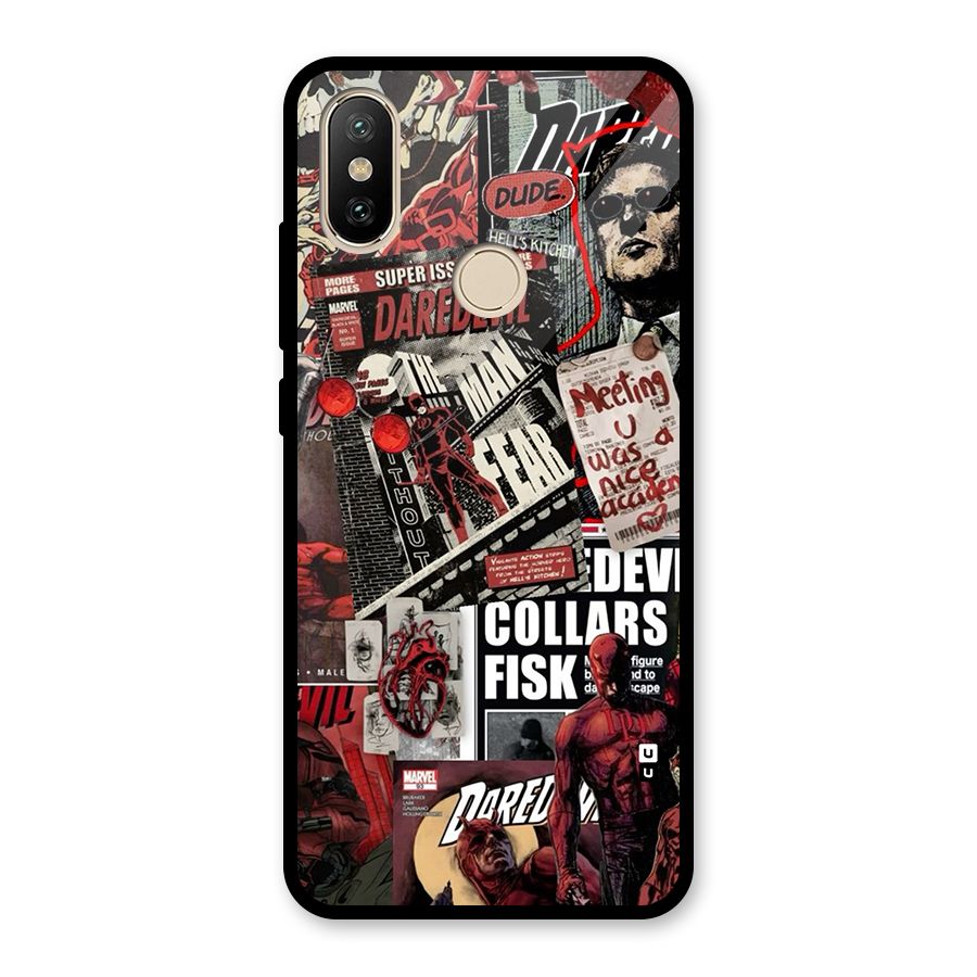 Daredevil Story Glass Back Case for Redmi A2