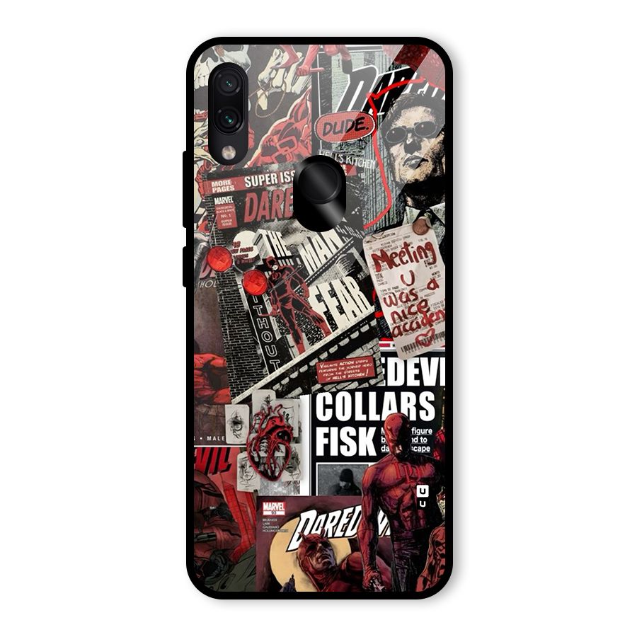 Daredevil Story Glass Back Case for Redmi Note 7 Pro