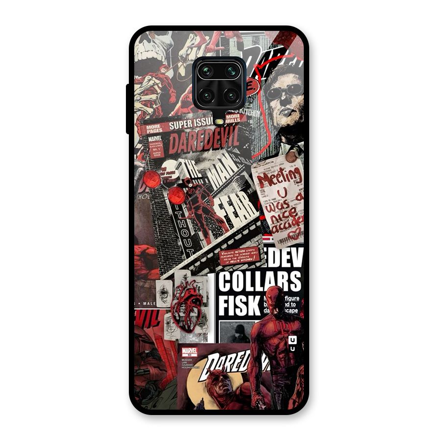Daredevil Story Glass Back Case for Redmi Note 9 Pro