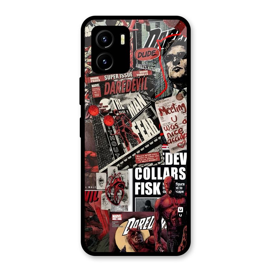 Daredevil Story Glass Back Case for Vivo Y15s