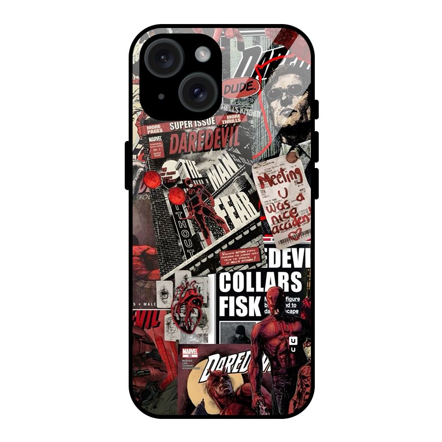 Daredevil Story Glass Back Case for iPhone 15