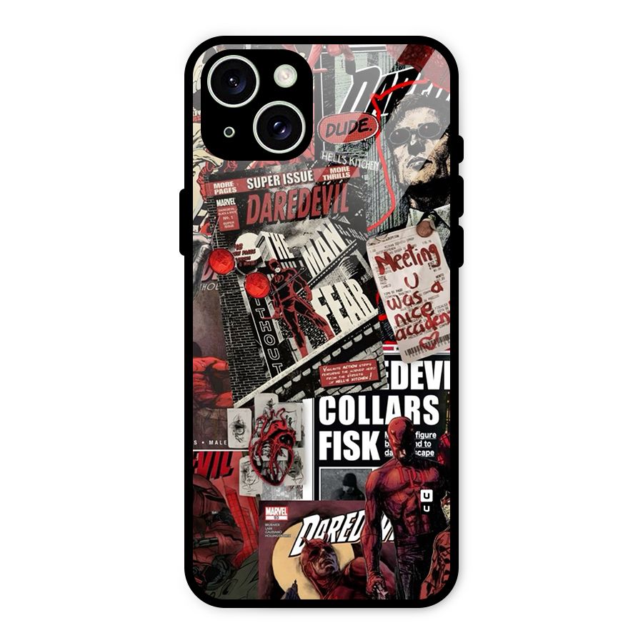 Daredevil Story Glass Back Case for iPhone 15 Plus