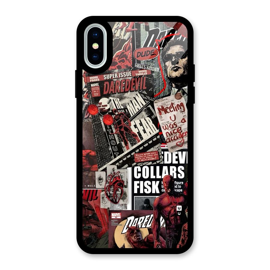 Daredevil Story Glass Back Case for iPhone XS