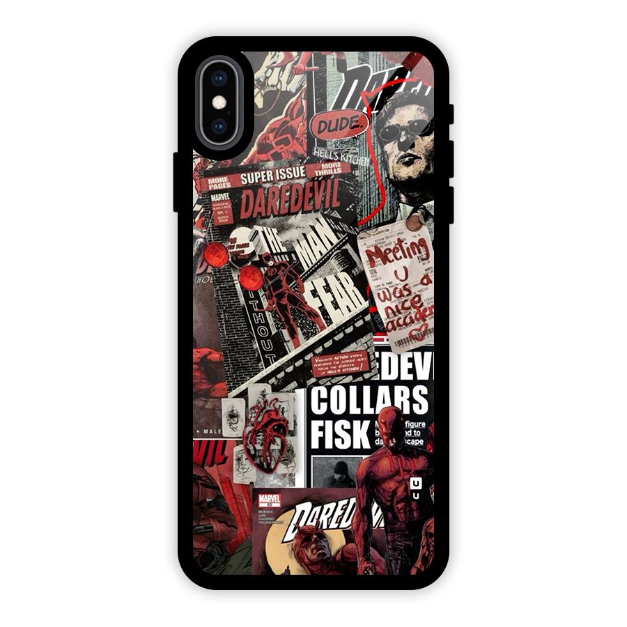 Daredevil Story Glass Back Case for iPhone XS Max