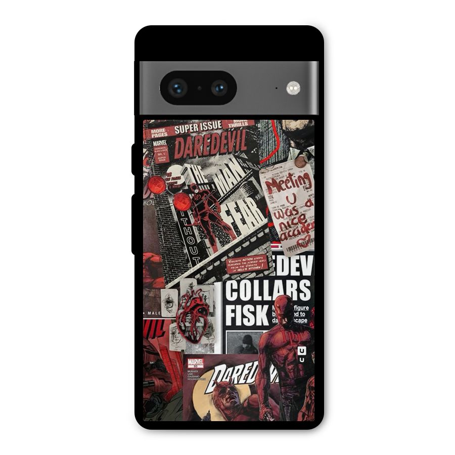 Daredevil Story Metal Back Case for Google Pixel 7