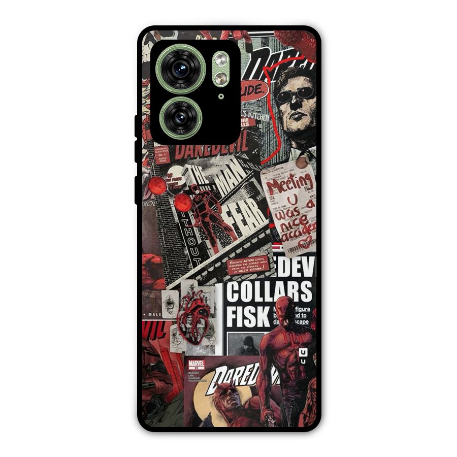 Daredevil Story Metal Back Case for Motorola Edge 40 5G