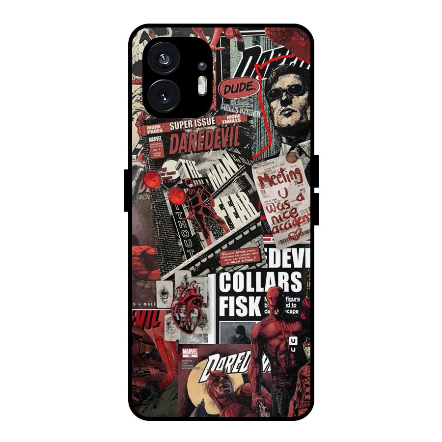 Daredevil Story Metal Back Case for Nothing Phone 2