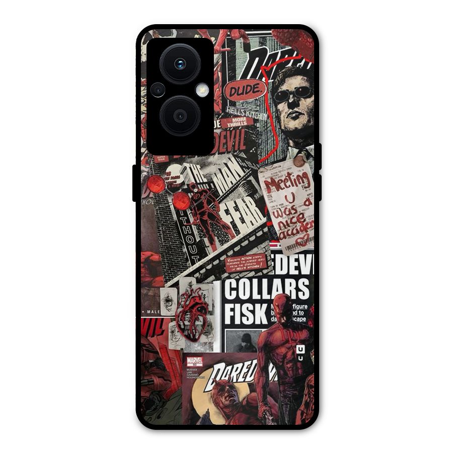 Daredevil Story Metal Back Case for Oppo F21 Pro 5G