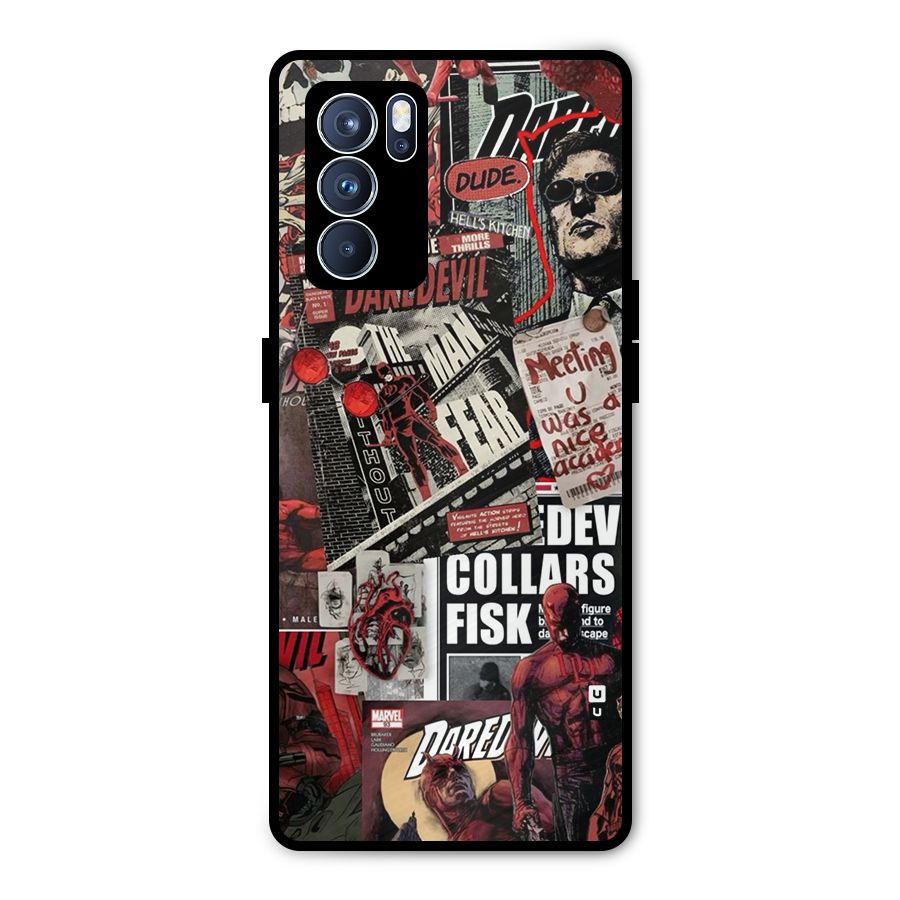 Daredevil Story Metal Back Case for Oppo Reno6 Pro 5G