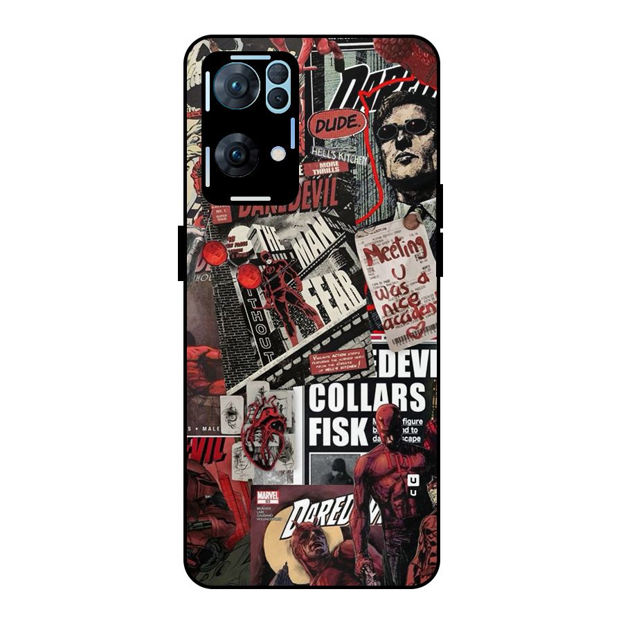 Daredevil Story Metal Back Case for Oppo Reno7 Pro 5G