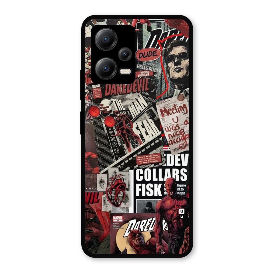 Daredevil Story Metal Back Case for Poco X5