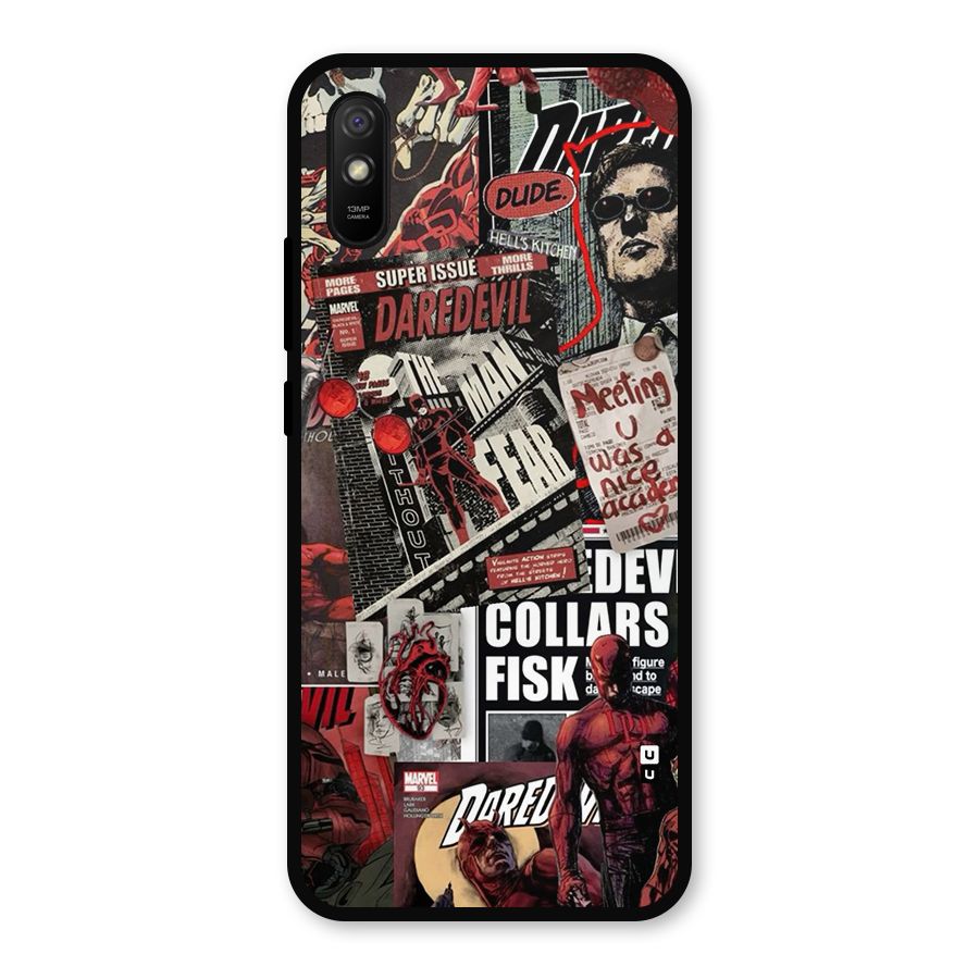 Daredevil Story Metal Back Case for Redmi 9a