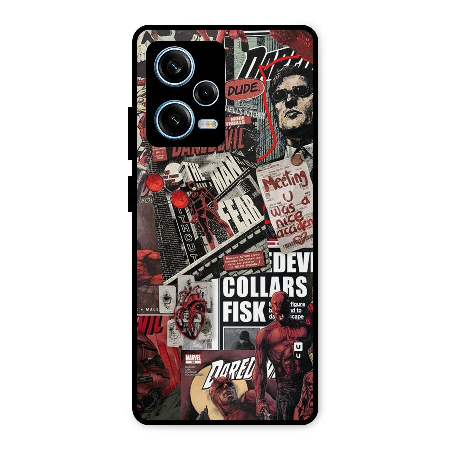 Daredevil Story Metal Back Case for Redmi Note 12 Pro