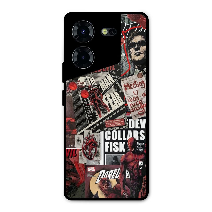 Daredevil Story Metal Back Case for Tecno Pova 5 Pro 5G