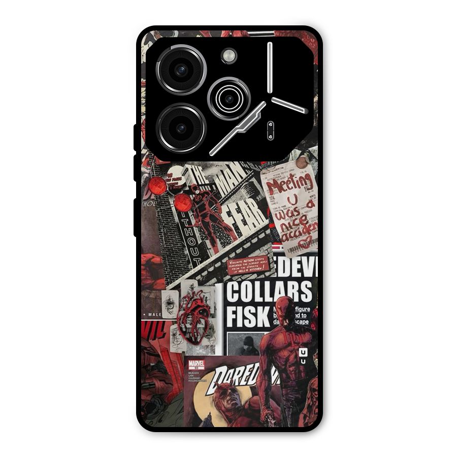 Daredevil Story Metal Back Case for Tecno Pova 6 Pro