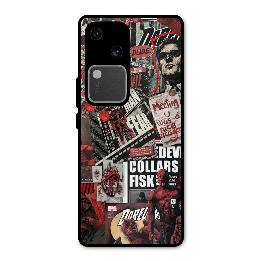 Daredevil Story Metal Back Case for Vivo V30 Pro