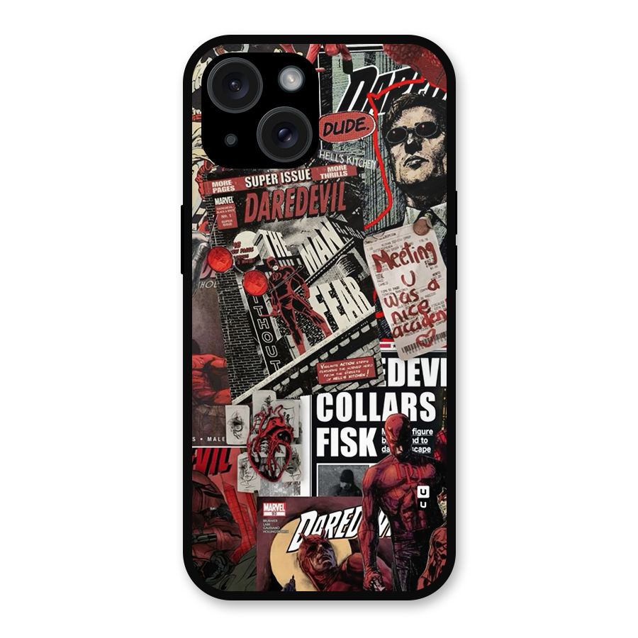 Daredevil Story Metal Back Case for iPhone 15