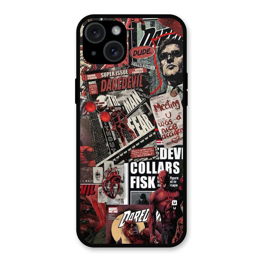 Daredevil Story Metal Back Case for iPhone 15 Plus