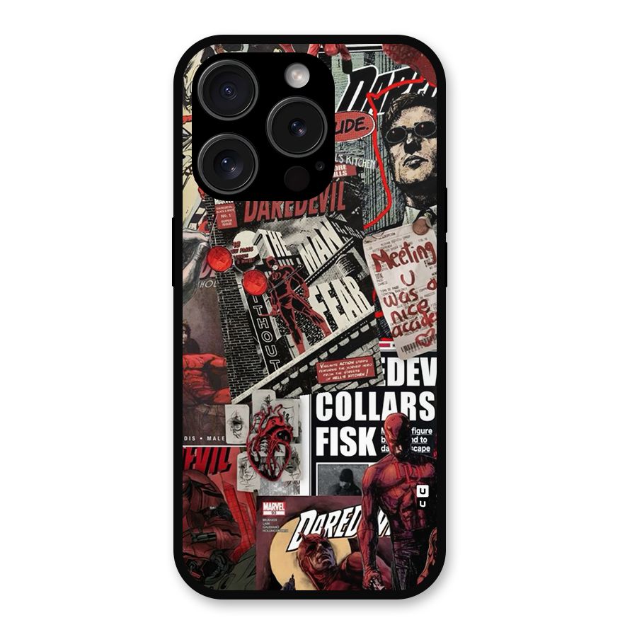 Daredevil Story Metal Back Case for iPhone 15 Pro