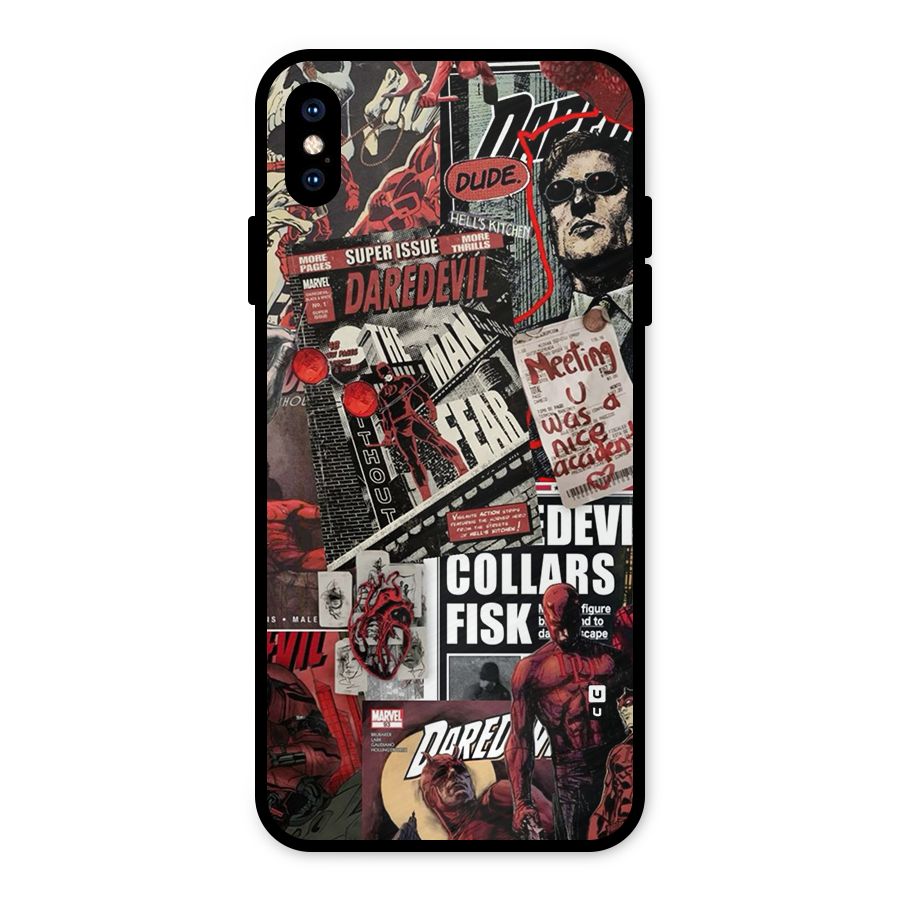 Daredevil Story Metal Back Case for iPhone XS Max