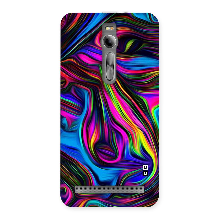 Dark Colorful Oil Abstract Back Case for Asus Zenfone 2