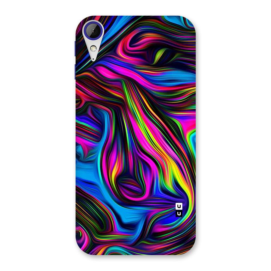 Dark Colorful Oil Abstract Back Case for Desire 830