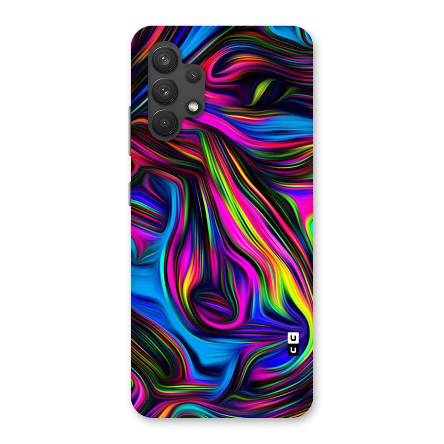 Dark Colorful Oil Abstract Back Case for Galaxy A32