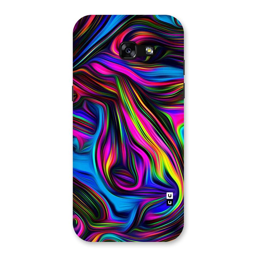 Dark Colorful Oil Abstract Back Case for Galaxy A5 2017