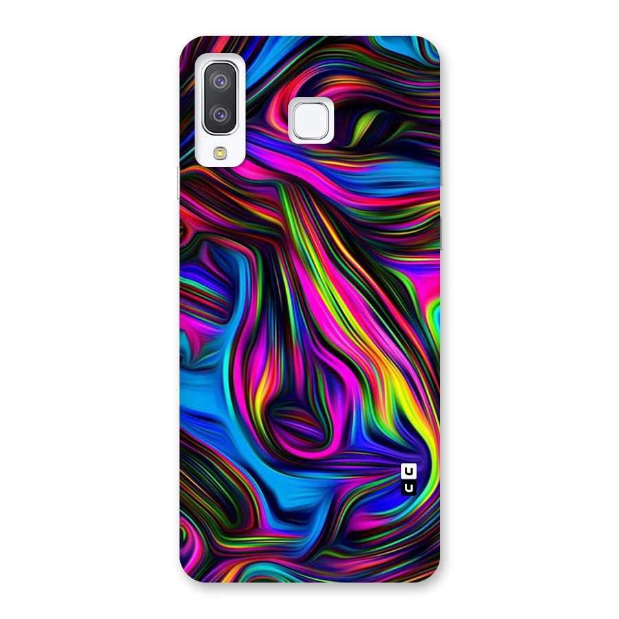 Dark Colorful Oil Abstract Back Case for Galaxy A8 Star