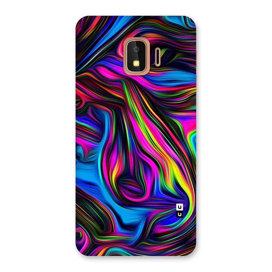 Dark Colorful Oil Abstract Back Case for Galaxy J2 Core