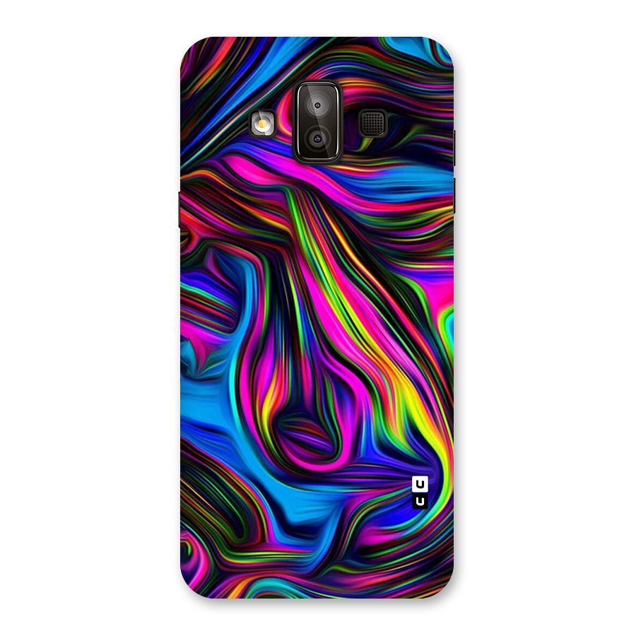 Dark Colorful Oil Abstract Back Case for Galaxy J7 Duo