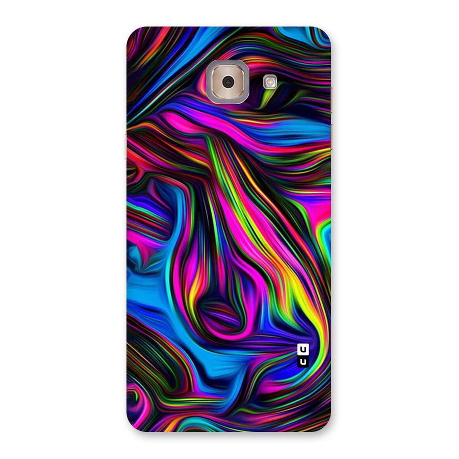 Dark Colorful Oil Abstract Back Case for Galaxy J7 Max