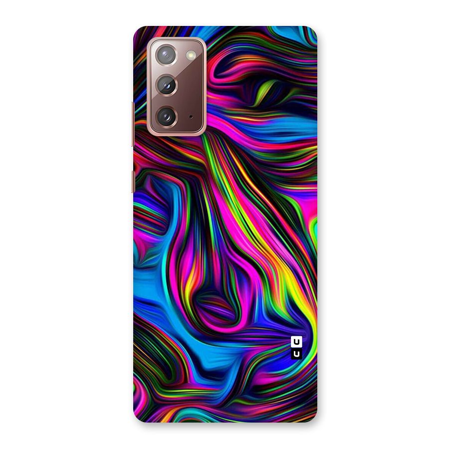 Dark Colorful Oil Abstract Back Case for Galaxy Note 20