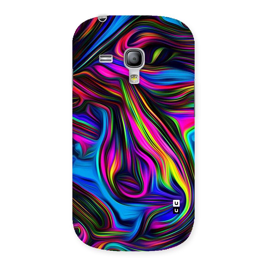 Dark Colorful Oil Abstract Back Case for Galaxy S3 Mini