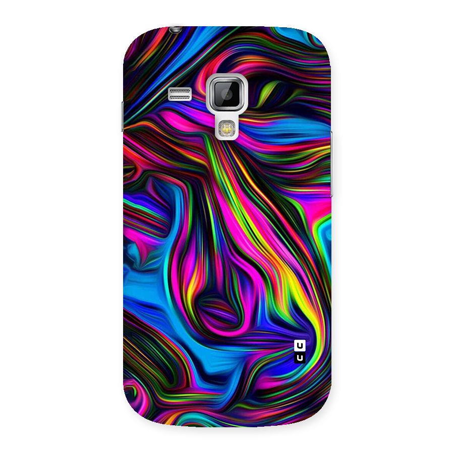 Dark Colorful Oil Abstract Back Case for Galaxy S Duos