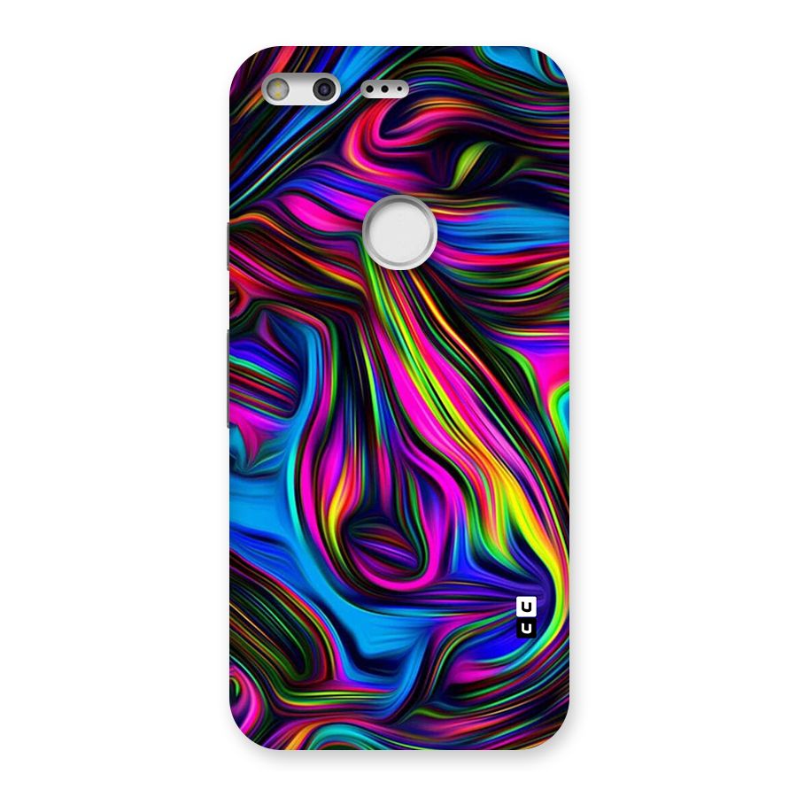 Dark Colorful Oil Abstract Back Case for Google Pixel XL