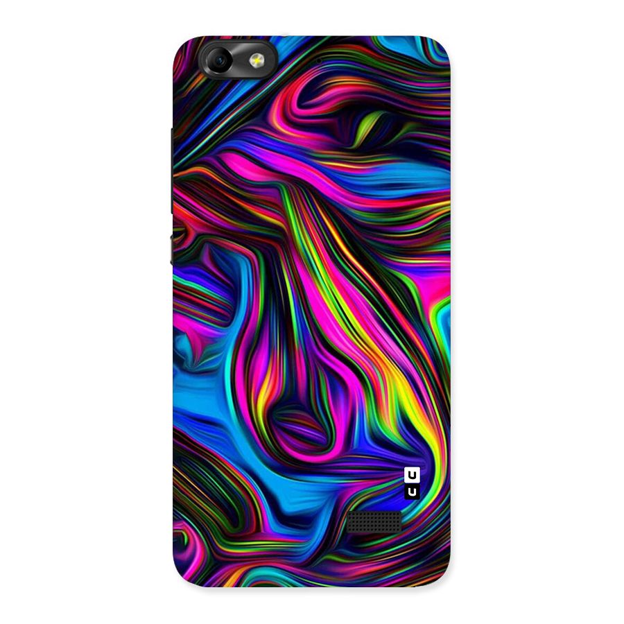 Dark Colorful Oil Abstract Back Case for Honor 4C