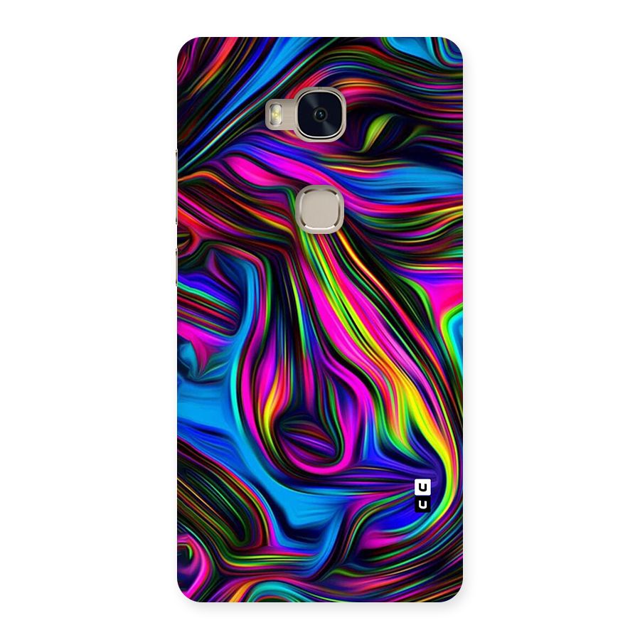 Dark Colorful Oil Abstract Back Case for Huawei Honor 5X