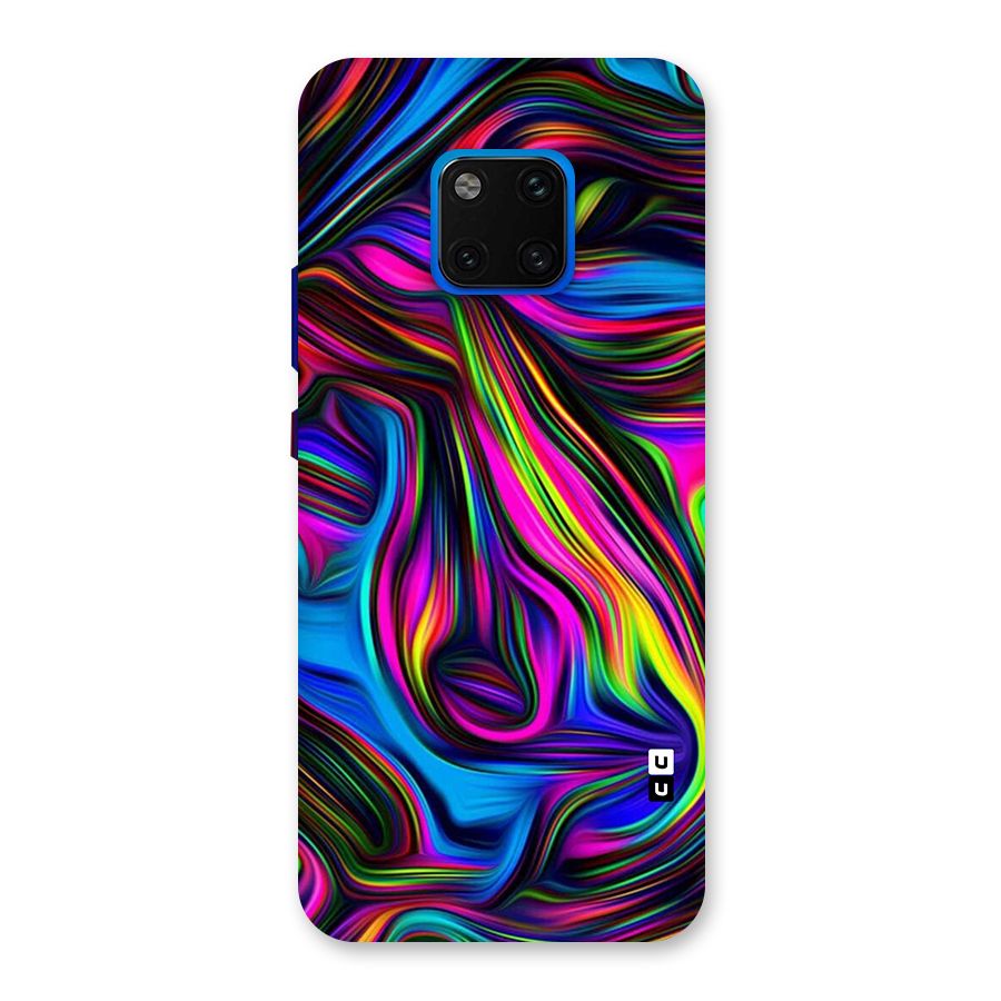 Dark Colorful Oil Abstract Back Case for Huawei Mate 20 Pro