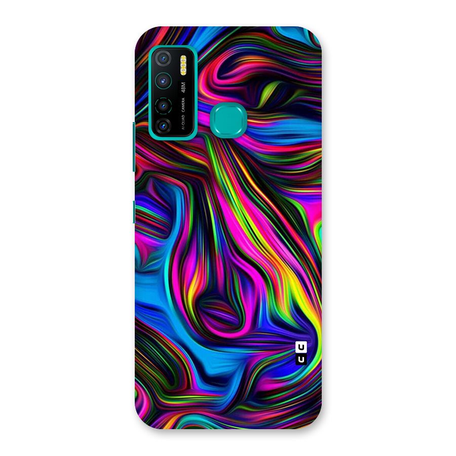 Dark Colorful Oil Abstract Back Case for Infinix Hot 9 Pro