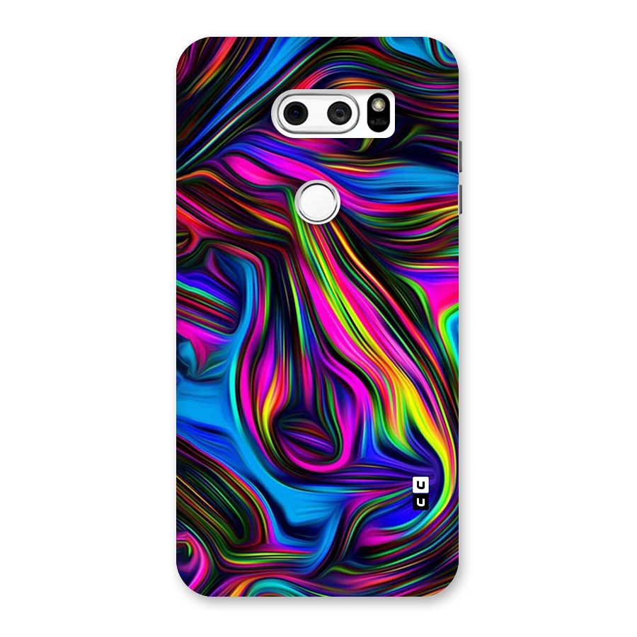 Dark Colorful Oil Abstract Back Case for LG V30